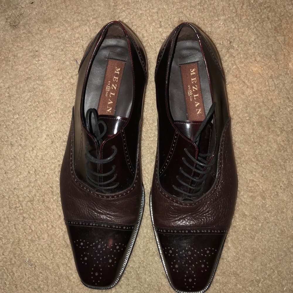 Mezlan Mens Acala captoe Oxford shoe